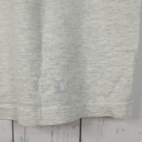 Vintage 1993 Genuine Antique Person Stripped‎ Polished Buffed Gray T-Shirt Large - Picture 12 of 13